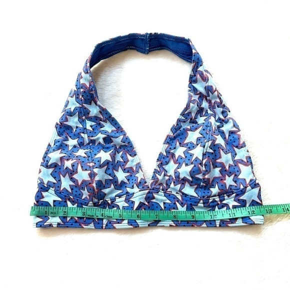 Out From Under Urban Outfitters Blue Star Halter Bralette M - Picture 6 of 9